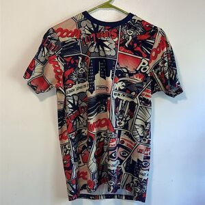 OH SNAP! BY DRILL CLOTHING CO VINTAGE COMIC BOOK PANEL ART TEE SIZE MEDIUM